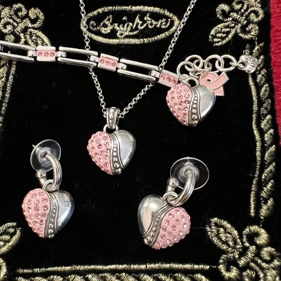 Brighton Jewelry - Retired Brighton 2012 Power of Pink Breast Cancer Awareness FULL SET!